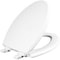 Mayfair Mayfair by Bemis Kendall Slow Close Elongated White Enameled Wood Toilet Seat 147SLOW-000 - alternate 1